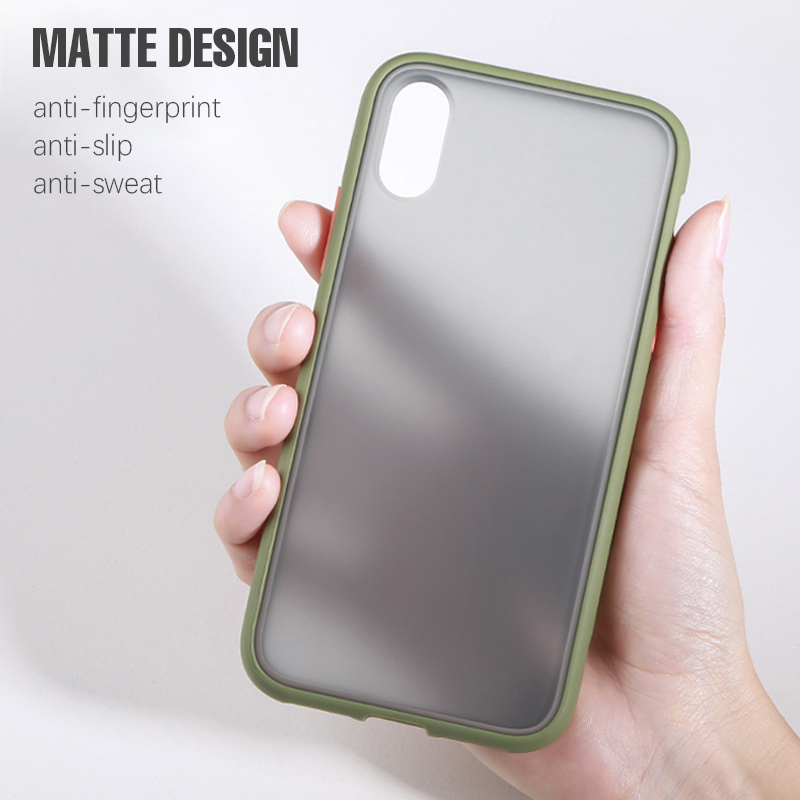 Shockproof Matte Finish Case for iPhone XR