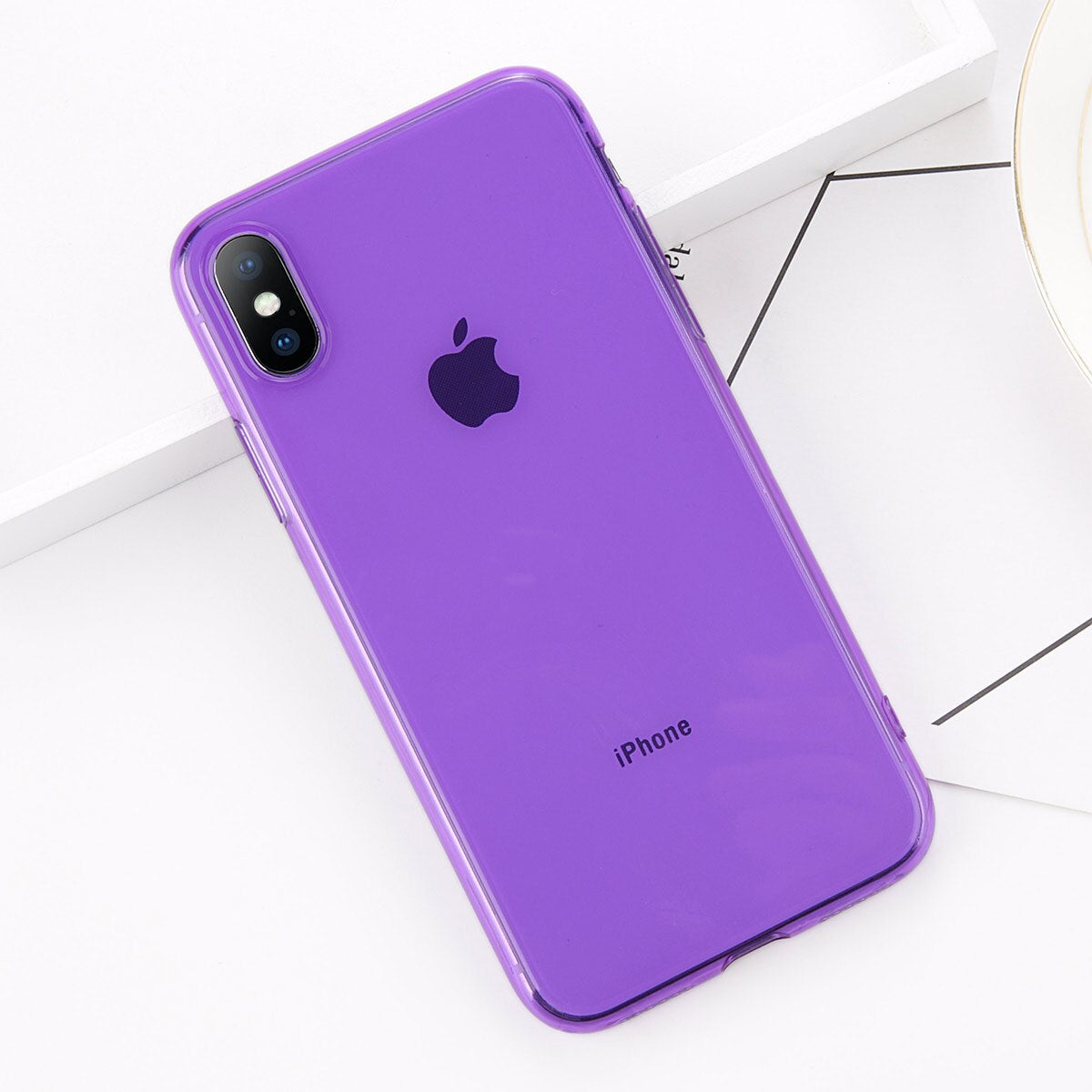 Luxury Electroplating Soft Silicone Case for iPhone XS Max