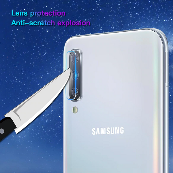 2 In 1 9D Tempered Glass & Camera Lens Screen Protector for Samsung Galaxy A50s