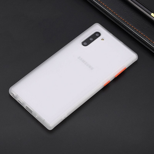 Luxury Shockproof Matte Transparent Case for Samsung Galaxy Note 10