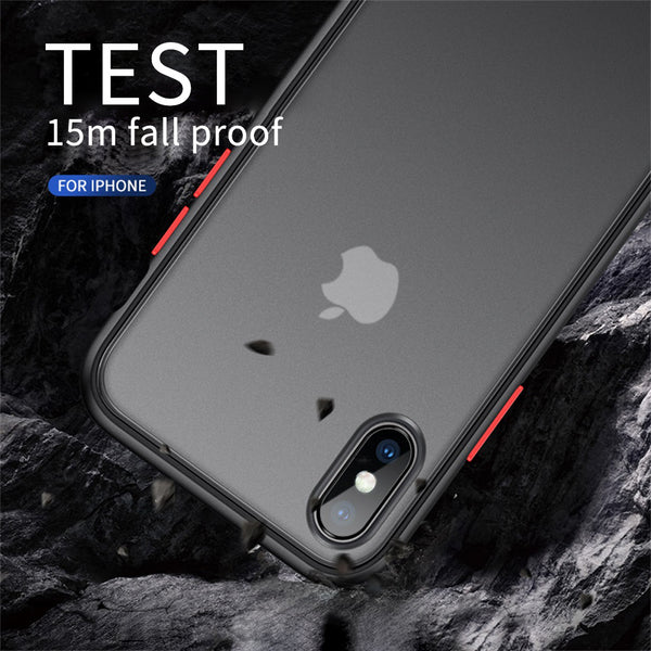 Luxury Shockproof Matte Finish Case for iPhone XS Max