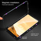 Magnetic Adsorption Clear Glass Case for Samsung Galaxy A30