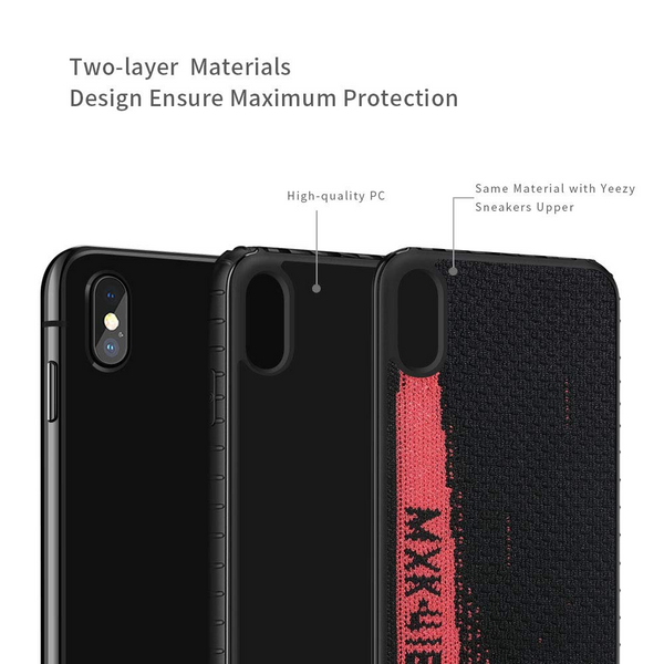 Sneakers Pattern Drop Protection Case for iPhone X