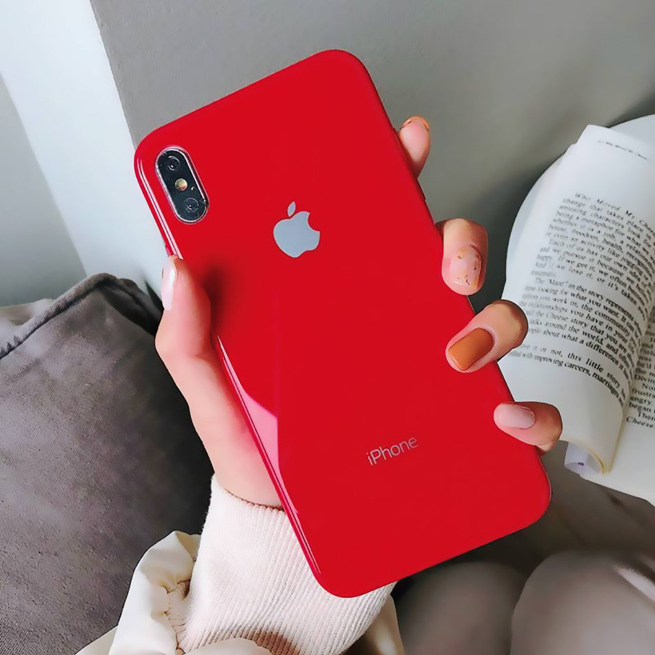 Luxury Soft Silicone Electroplate Frame Case For iPhone X