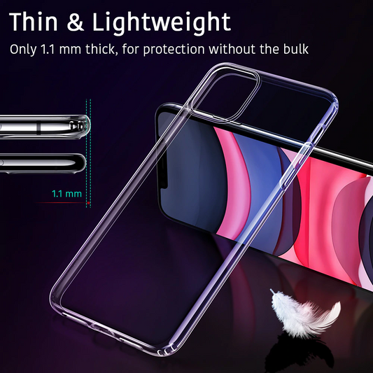 Soft TPU Transparent Case for iPhone 11