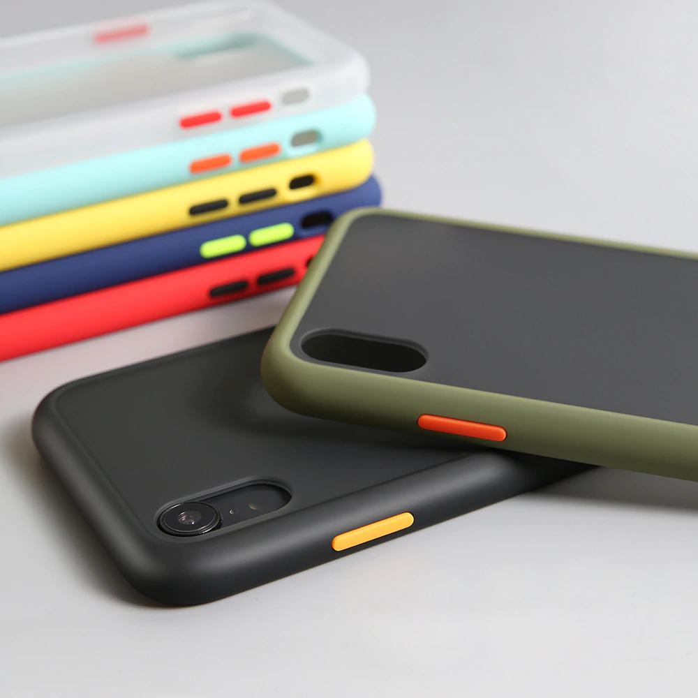 Shockproof Matte Finish Case for iPhone XR