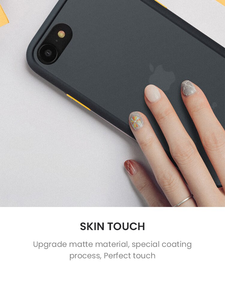 Shockproof Matte Case for iPhone SE (2020)