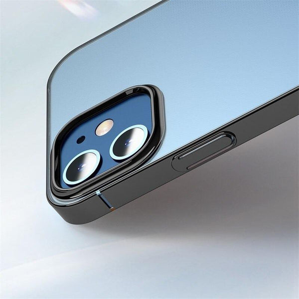 Luxury Plating Matte Clear Case for iPhone 12