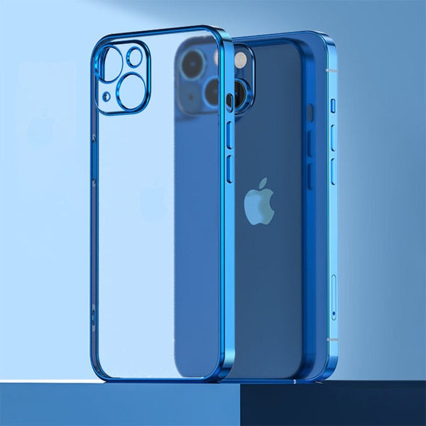 Electroplating Glitter Transparent Case for iPhone 13