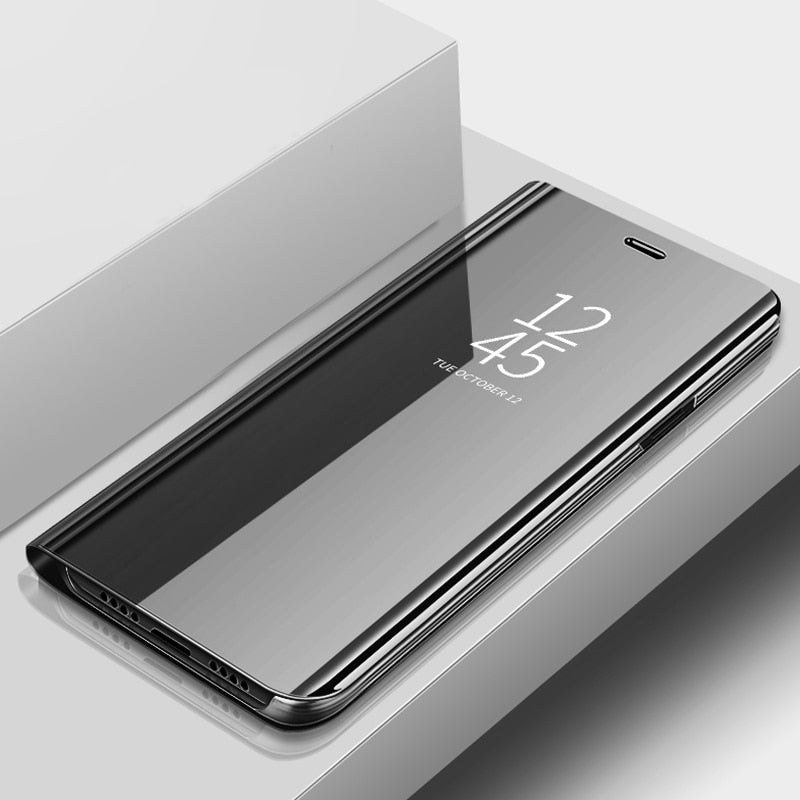 Mirror Clear View Flip Case Samsung Galaxy A30 [Non-Sensor]