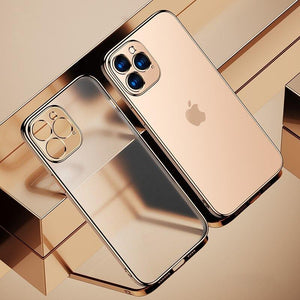 Luxury Plating Clear Case for iPhone 12 Pro