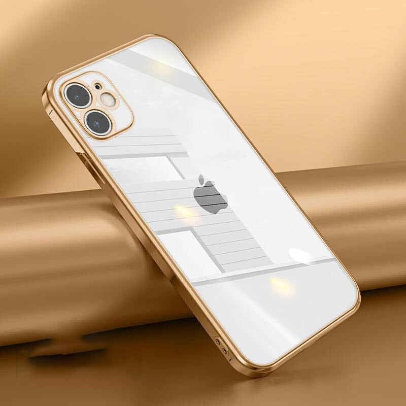 Luxury Electroplated Soft Silicone Case for iPhone 12 Mini