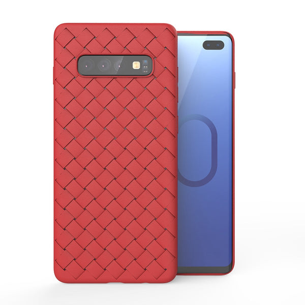 Ultra-Thin Grid Weaving Mobile Case For S10 Plus