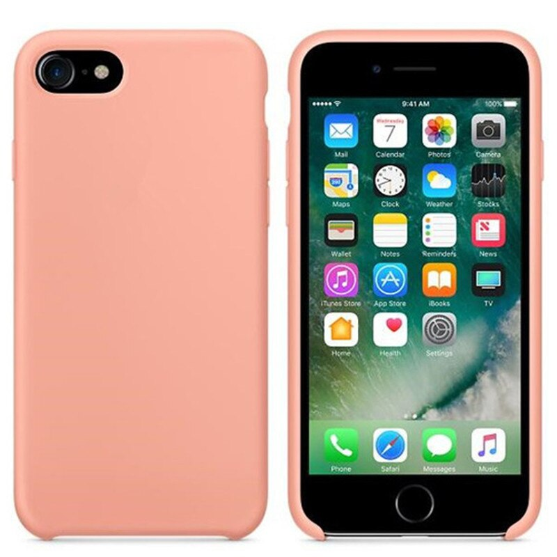 Liquid Silicone Case for iPhone SE (2020) With LOGO