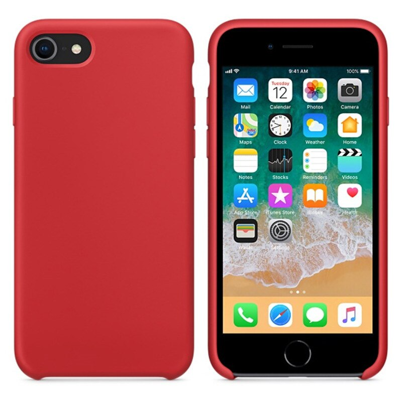 Liquid Silicone Case for iPhone SE (2020) With LOGO