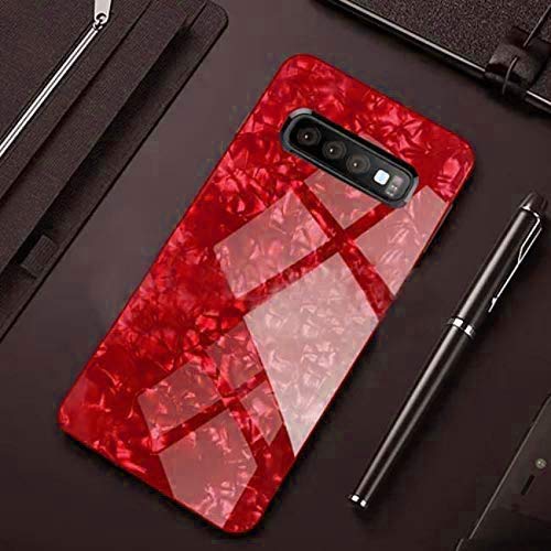 Luxury Marble Pattern Tempered Glass Case for Samsung Galaxy S10