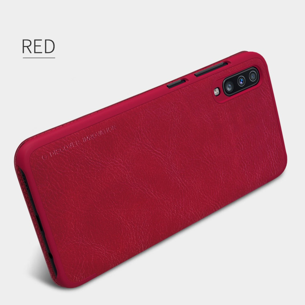 Genuine Leather Flip Case Cover for Galaxy A30s