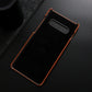 Genuine Leather Crocodile Pattern Case Back Cover For Samsung Galaxy S10