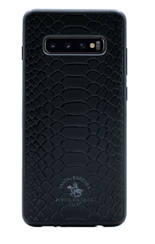 Santa Barbara Premium Quality Leather Case Back Cover For S10 Plus