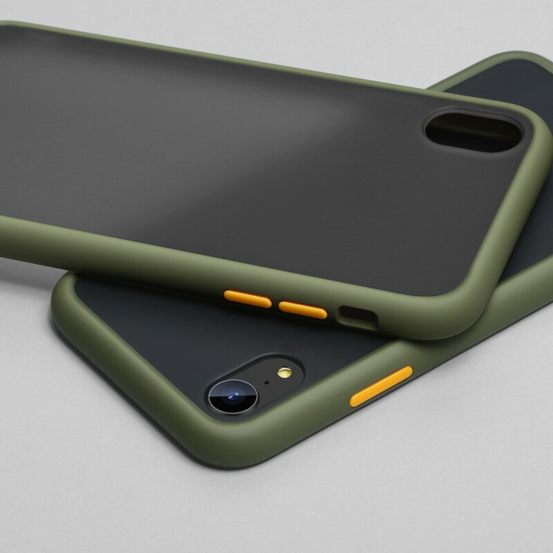 Shockproof Matte Finish Case for iPhone XR