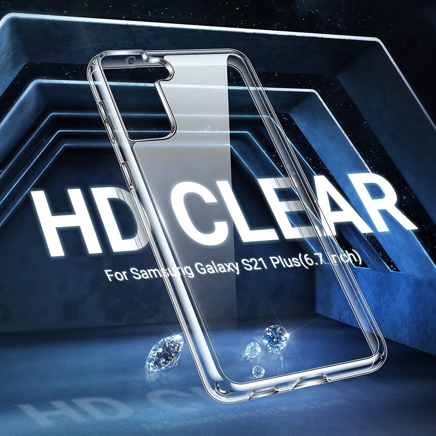 Crystal Clear Protective Case for Galaxy S21