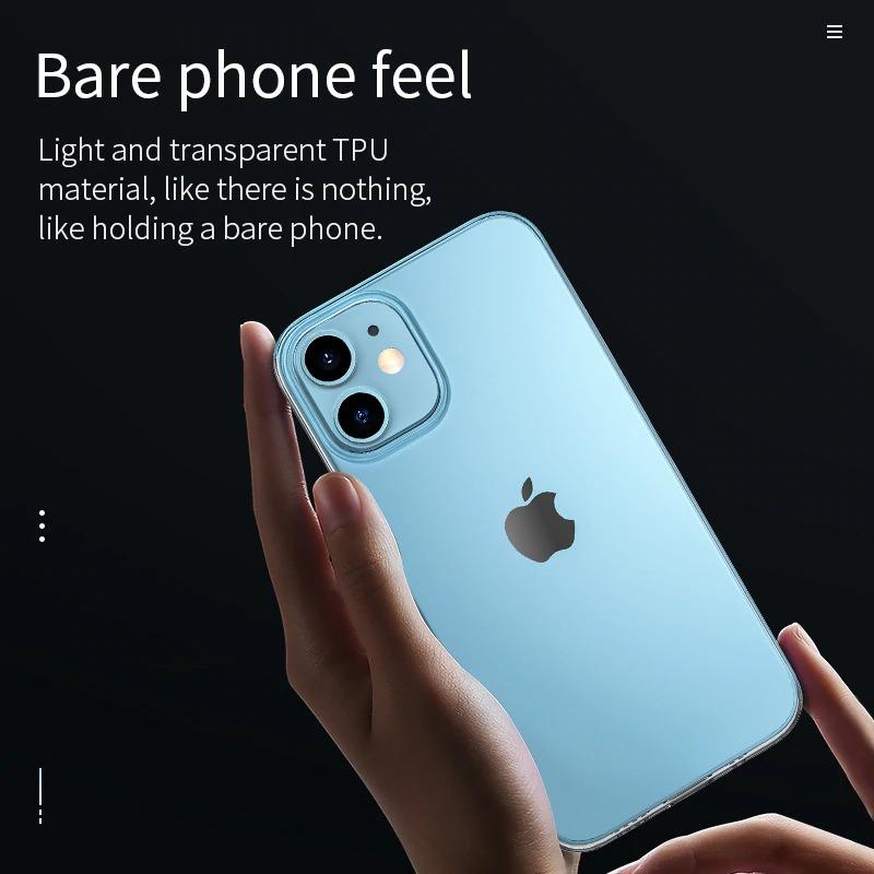 Soft TPU Transparent Case for iPhone 12 Mini