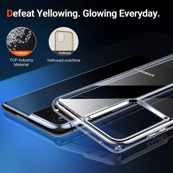 Crystal Clear Protective Case for Galaxy S21 Ultra