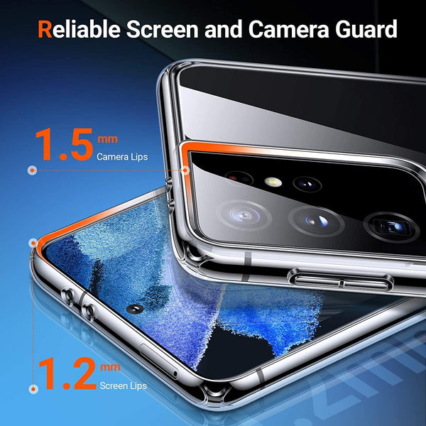 Crystal Clear Protective Case for Galaxy S21 Ultra