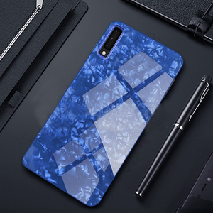 Luxury Marble Pattern Tempered Glass Case for Samsung Galaxy A50