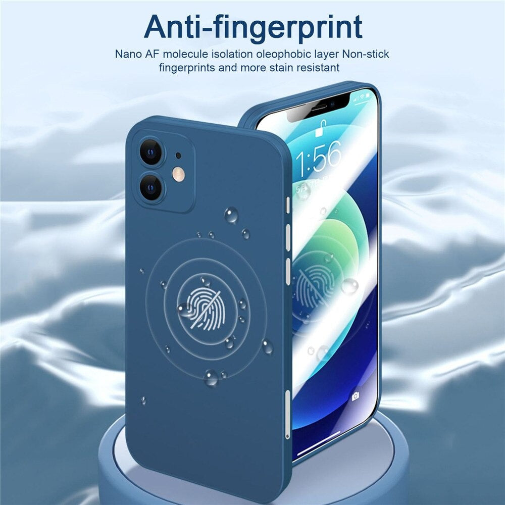 360° Full Protection Front Tempered Glass+Back Case for iPhone 12