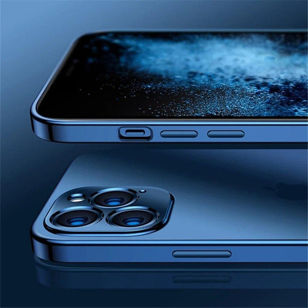 Luxury Plating Clear Case for iPhone 12 Pro