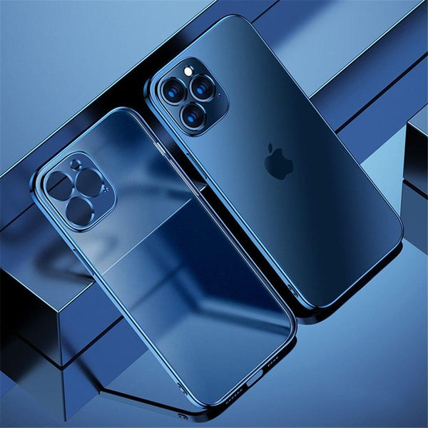 Luxury Plating Clear Case for iPhone 12 Pro