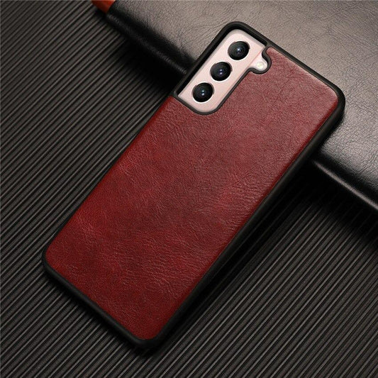 Genuine Leather Case for Galaxy S21