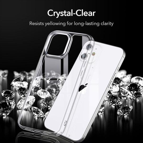 Crystal Clear Glass Protective Case for iPhone 12 Mini