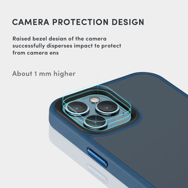 Camera Protection Shockproof Matte Case For iPhone 12 Pro