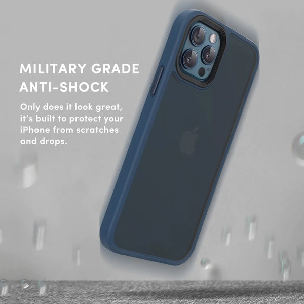 Camera Protection Shockproof Matte Case For iPhone 12 Pro