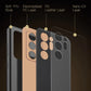 Luxury Gold Electroplated Leather Case for Galaxy Note 20 Ultra