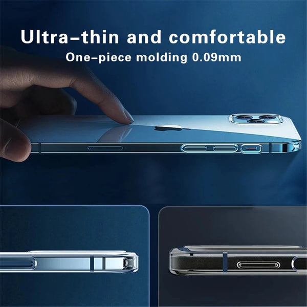 Ultra Thin Soft TPU Clear Case for iPhone 12